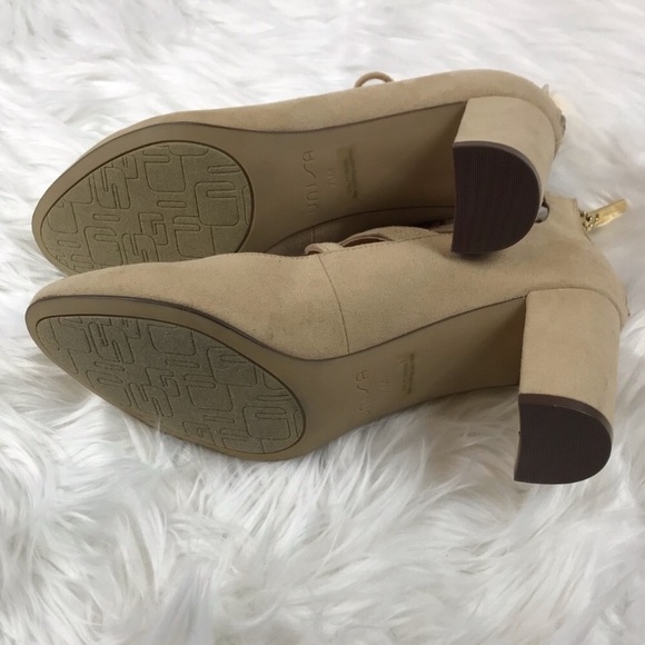 Unisa Chunky Nude Heels - Picture 5 of 5